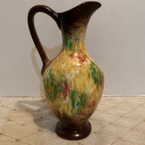 Multicolored splattered Pitcher Vase